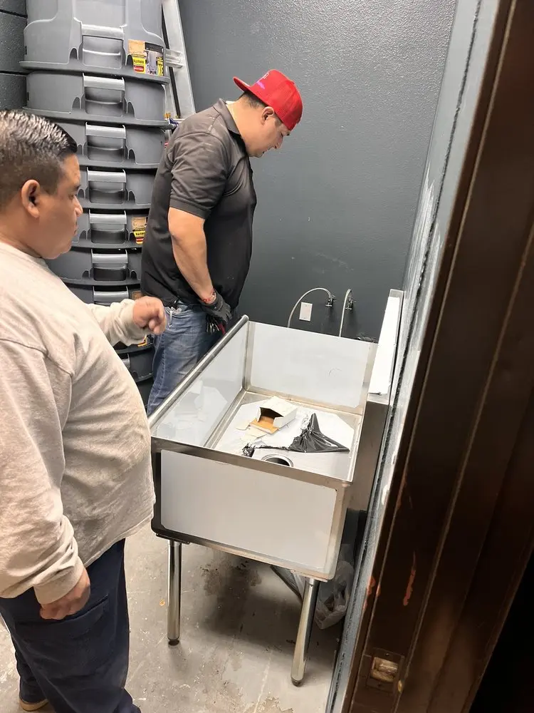 Commercial plumbing and sink installation in Bryant Ranch